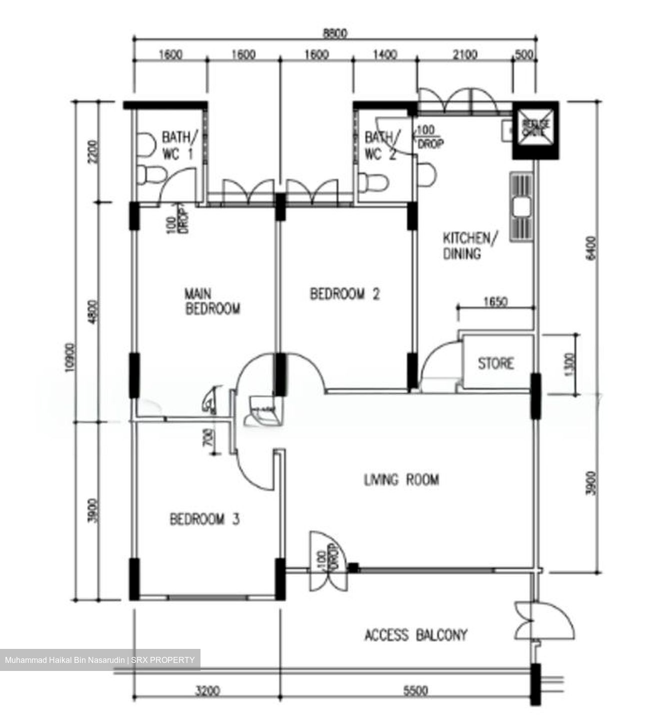 Blk 52 Teban Gardens Road (Jurong East), HDB 4 Rooms #577804911